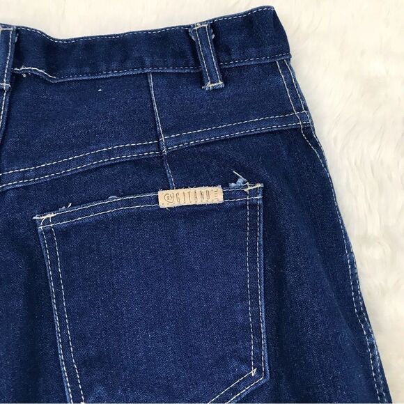 Vintage GITANO 80s High Rise Mom Jeans Tapered Leg Dark Wash Size 14 Tall Long - Picture 6 of 12